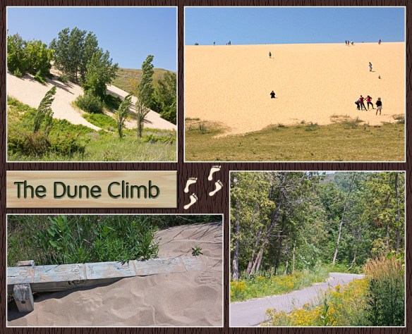 Dune Climb Collage